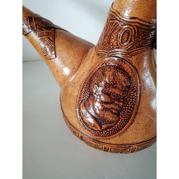 Vintage Spain JEYPE Leather Wine Decanter - Picture 3 of 6